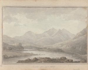 Utsikt i England, Skottland og Wales: Snowdon, fra Capel Cerrig av Amos Green