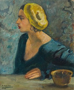Selvportrett av Amrita Sher Gill