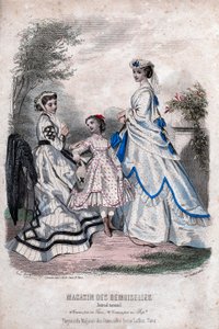 Fransk moteblad "Magasin des Demoiselles", Paris, 25. juli
