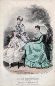 Fransk moteblad "Magasin des Demoiselles", Paris, 25. juni
