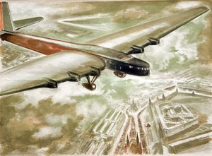 Flytur over Den røde plass, 1937. av Anatoly Andreyevich Suvorov