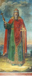 Storhertug Vladimir Svyatoslavich av Ancient Russian frescos