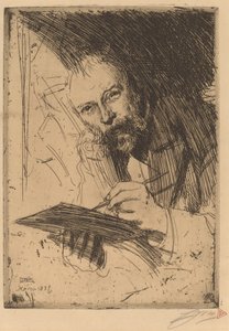 Carl Larsson, 1897. av Anders Leonard Zorn