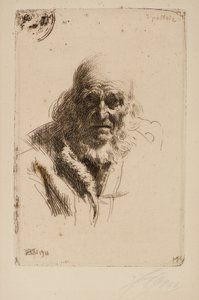 Leder for en gammel mann av Anders Leonard Zorn