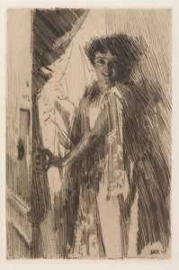 Rosita Mauri, 1889. av Anders Leonard Zorn