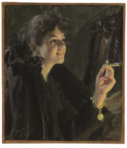 Sigarettjenta av Anders Leonard Zorn