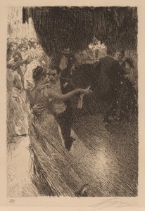 Valsen, 1891. av Anders Leonard Zorn