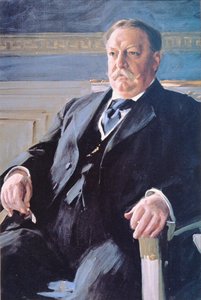 William H. Taft (1857-1930) (litho-farge) av Anders Leonard Zorn