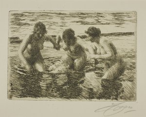Mot strømmen av Anders Leonard Zorn