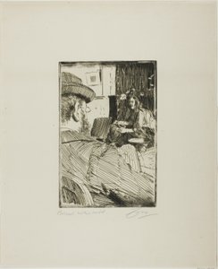 Albert Besnard og hans modell av Anders Leonard Zorn