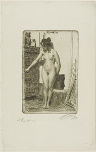 Før komfyren av Anders Leonard Zorn
