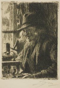 Bosl Anders, Urmaker på Mora av Anders Leonard Zorn