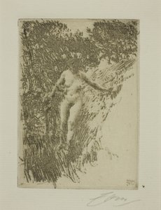 Børsteved av Anders Leonard Zorn