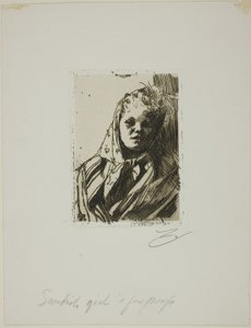 Dalekarlsk bondekvinne av Anders Leonard Zorn