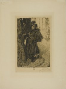 Natteffekt II av Anders Leonard Zorn