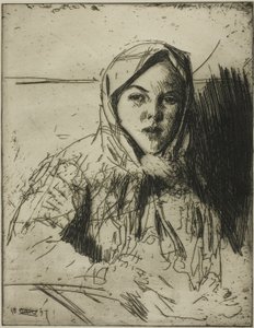Emma, Jente fra Mora av Anders Leonard Zorn