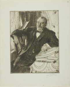 Grover Cleveland II av Anders Leonard Zorn