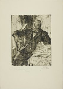 Grover Cleveland II av Anders Leonard Zorn