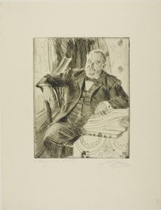 Grover Cleveland I av Anders Leonard Zorn