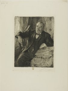 Grover Cleveland I av Anders Leonard Zorn