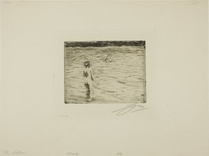 Mor bader av Anders Leonard Zorn