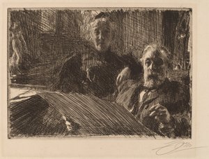 Herr og fru Furstenburg av Anders Leonard Zorn