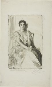 Fru Cleveland II av Anders Leonard Zorn