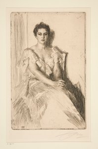 Fru Grover Cleveland II av Anders Leonard Zorn