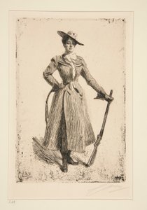Mrs. Thompson Seton av Anders Leonard Zorn