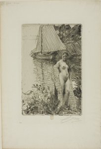 Min modell og min båt av Anders Leonard Zorn
