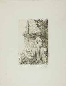 Min modell og min båt av Anders Leonard Zorn
