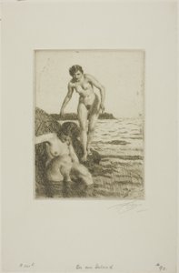 På øya Hemsö av Anders Leonard Zorn