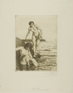 På øya Hemsö av Anders Leonard Zorn