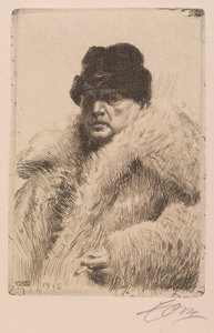 Selvportrett av Anders Leonard Zorn