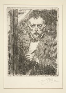 Selvportrett av Anders Leonard Zorn