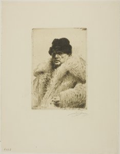 Selvportrett 1916 av Anders Leonard Zorn