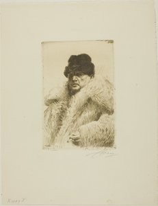 Selvportrett 1916 av Anders Leonard Zorn