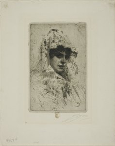 Spansk kvinne av Anders Leonard Zorn