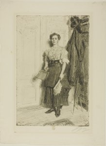 Den nye hushjelpen av Anders Leonard Zorn