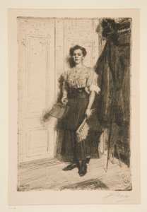 Den nye hushjelpen av Anders Leonard Zorn