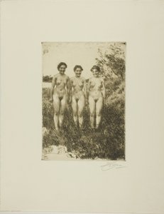 Tre søstre av Anders Leonard Zorn