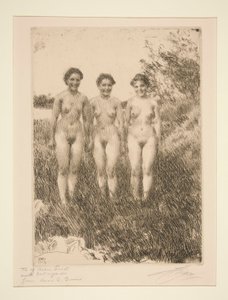 Tre søstre av Anders Leonard Zorn