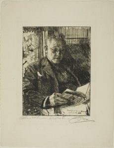 Reisefølge (Mr. Ch. Deering) av Anders Leonard Zorn