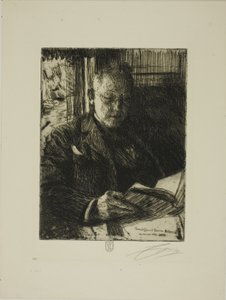 Reisefølge (Mr. Ch. Deering) av Anders Leonard Zorn