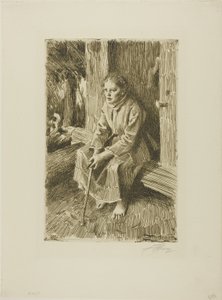 På vollen av Anders Leonard Zorn