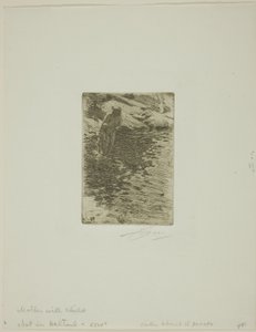 Med barnet sitt av Anders Leonard Zorn