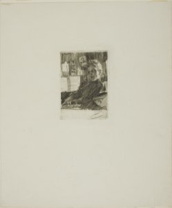 Ung norsk ved pianoet av Anders Leonard Zorn