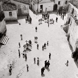 Procession of Flagellants, Albano di Lucania, Potenza, Basilicata, Italia (s/hv-bilde)