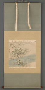 Arashiyama i snø, Edo-perioden, 1800-tallet. av Ando Hiroshige