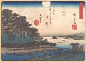 Høstmåne ved Ishiyama, 1857., 1857.